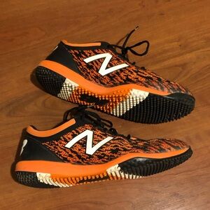 New Balance Men's Orange and Black Athletic Shoes